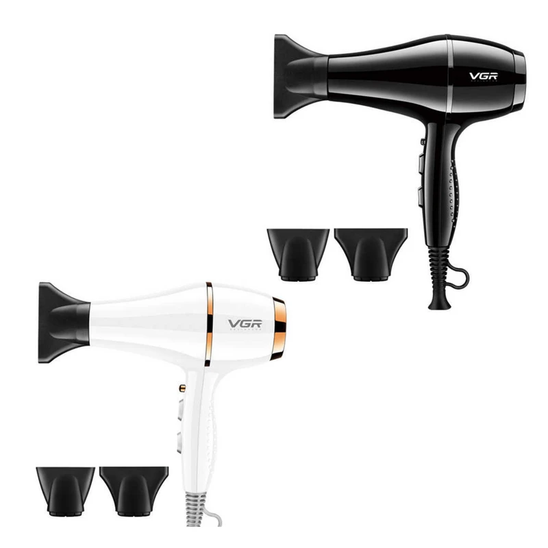 سشوار حرفه‌ای وی جی ار مدل V-414، مشکی