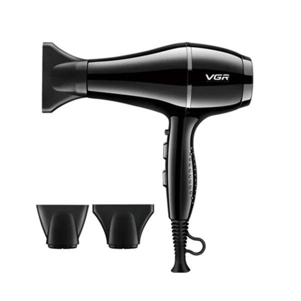 سشوار حرفه‌ای وی جی ار مدل V-414، مشکی