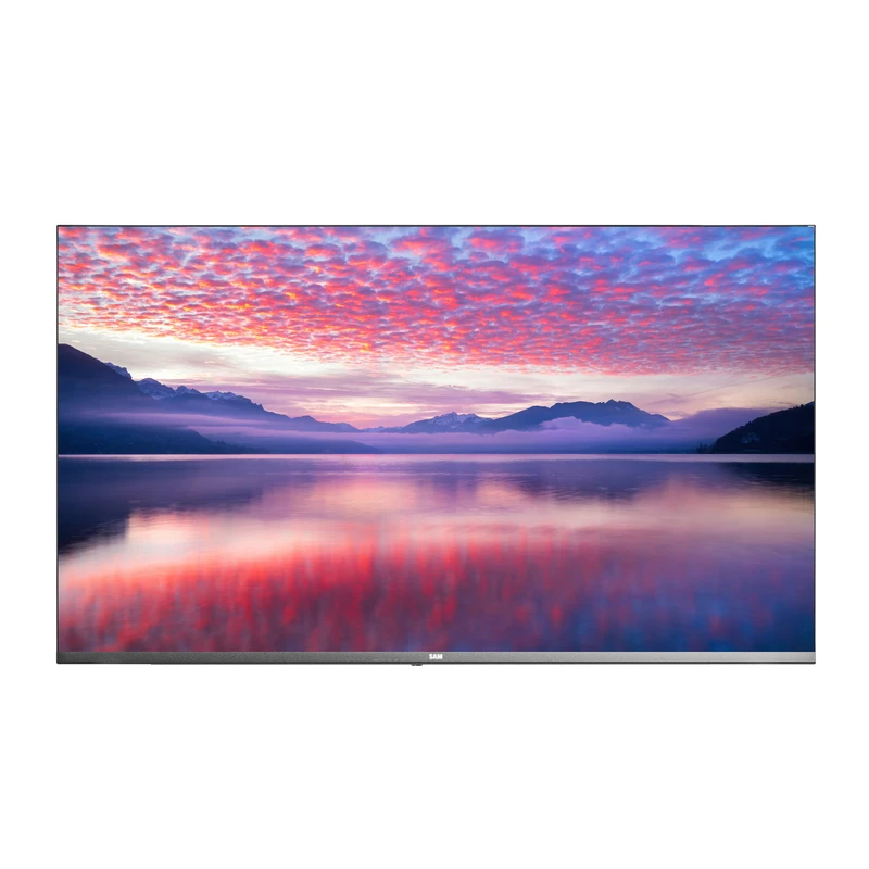 تلویزیون ۵۵ اینچ هوشمند سام مدل UA55FU7000SHCHD با طراحی صفحه تخت و گرید انرژی A، ترکیبی از کیفیت تصویر بالا و امکانات مدرن را ارائه می‌دهد. این محصول با تکنولوژی LED و پنل IPS level panel، زاویه دید گسترده، رنگ‌های طبیعی و روشنایی یکنواخت را در کنار رزولوشن ۴K و نسبت تصویر ۱۶:۹ فراهم می‌سازد. حالت تصویر Standard باعث می‌شود نمایش محتوا با توازن رنگ و وضوح مطلوب انجام گیرد. فناوری صوتی Dolby، صدایی شفاف و همه‌جانبه ایجاد کرده و تجربه تماشای فیلم و برنامه‌های تلویزیونی را کامل می‌کند. این تلویزیون دارای سه پورت HDMI نسخه ۲.۱، دو پورت USB نسخه ۳.۰ و ورودی آنتن است و از گیرنده دیجیتال داخلی DVB-T2 بهره می‌برد. سیستم‌عامل اندروید نسخه ۱۴ با حافظه داخلی ۱۶ گیگابایت، امکاناتی چون مرورگر وب، شبکه بی‌سیم، بلوتوث، پخش آینه‌ای و نصب برنامه و بازی را در اختیار کاربر قرار می‌دهد. پایه‌های دو شاخه علاوه بر استحکام، ظاهری مدرن به دستگاه می‌بخشند. قابلیت‌هایی همچون PVR، Time Shift، منوی فارسی، تله‌تکست و قفل کودک، این مدل را به انتخابی مناسب برای خانواده‌ها و استفاده روزمره تبدیل کرده است. این تلویزیون، ترکیبی از عملکرد قدرتمند و طراحی شیک برای خانه‌های امروزی است.