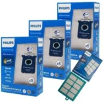 پاکت جاروبرقی فیلیپس P3 ااگ الکترولوکس (پک سه بسته ای به همراه فیلتر ابری)