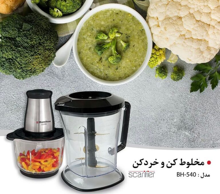 خردکن و مخلوط کن چندکاره همیلتون مدل BH-540