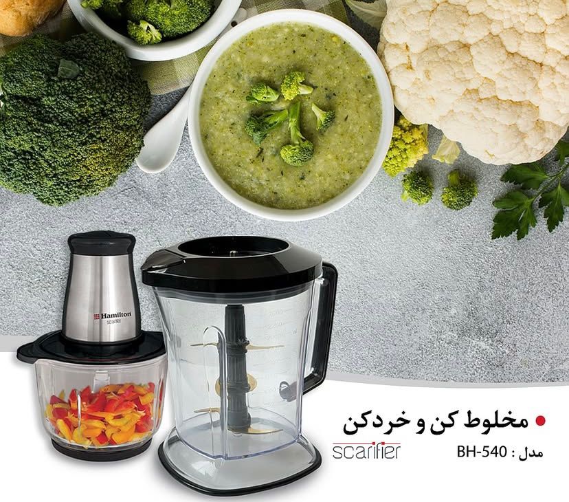 خردکن و مخلوط کن چندکاره همیلتون مدل BH-540